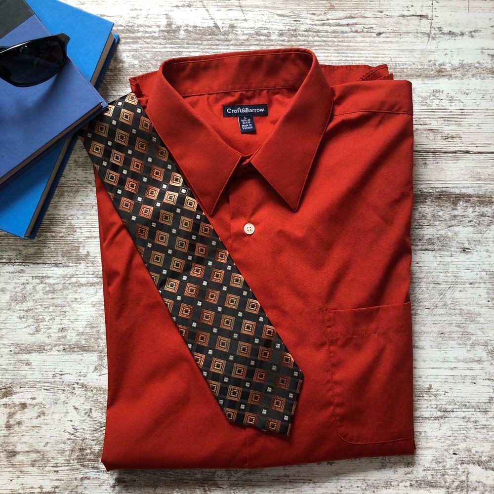 Croft & Barrow shirt and tie combo